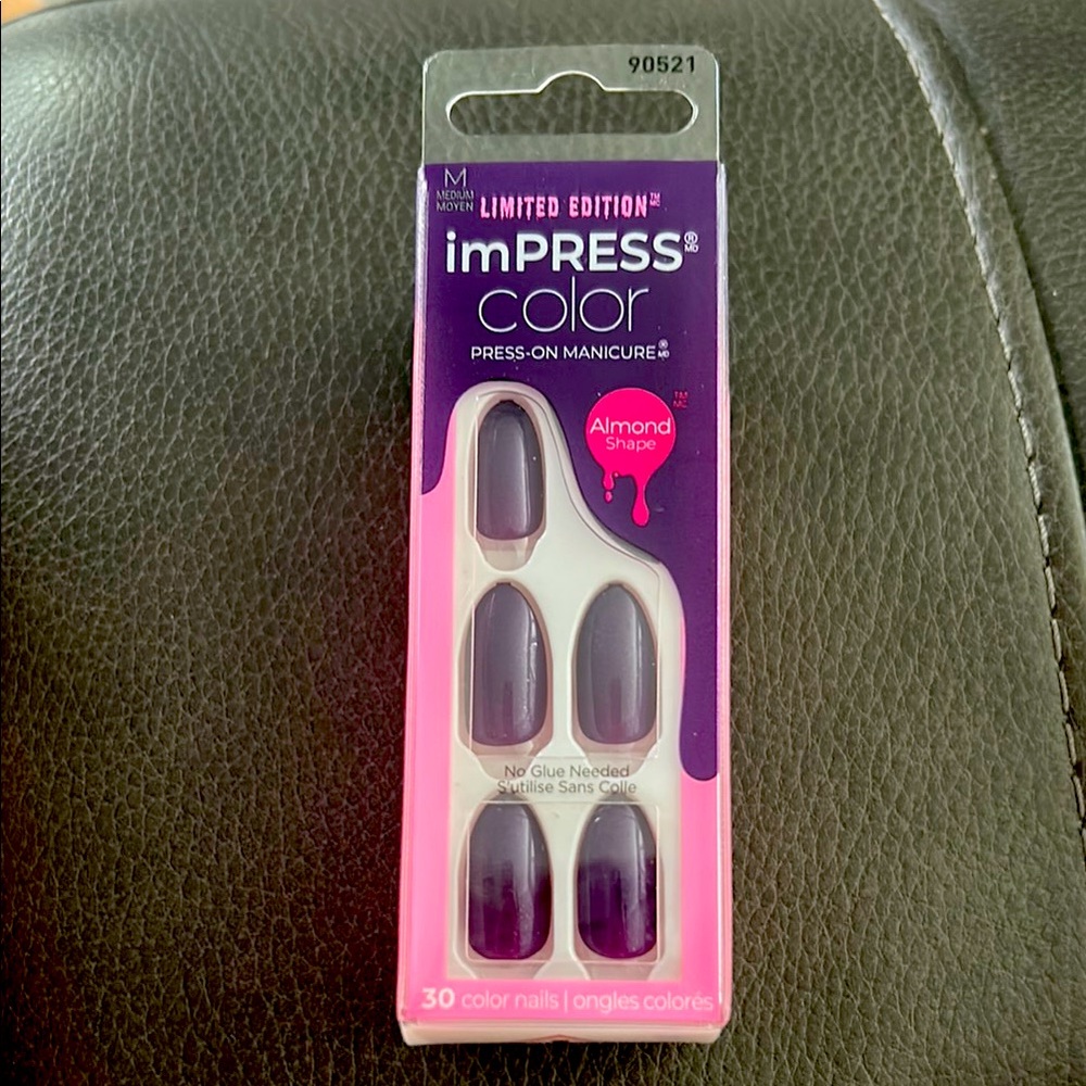 😈imPRESS Limited Edition Almond Shape Press-On Manicure - “Little Monster”